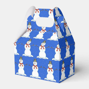 Ballotins Happy Snowman boîte cadeau de Noël