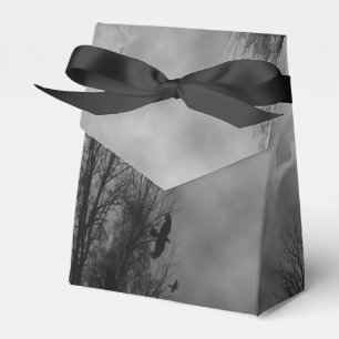 Ballotins Haunted Halloween Sky avec Ravens Party Favor Box