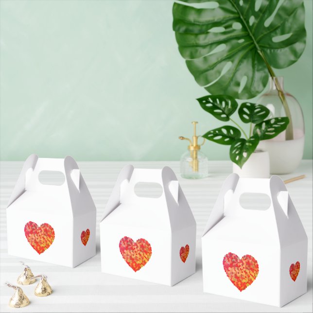 Ballotins Heart Design Favor Box (Multiple)