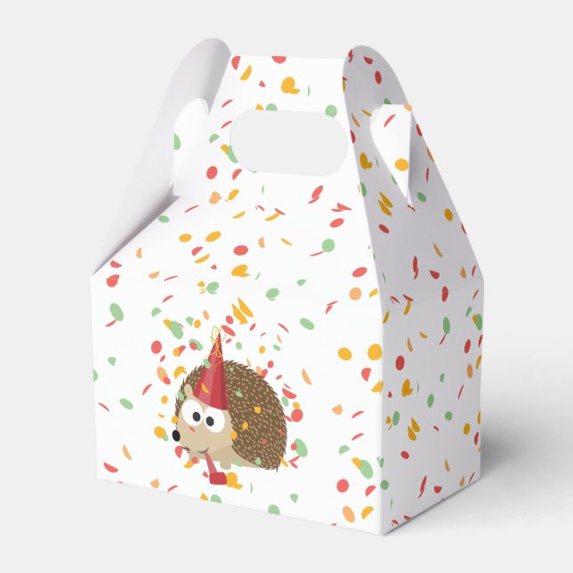 Ballotins Hérisson du Parti Cute Confetti (Arrière)