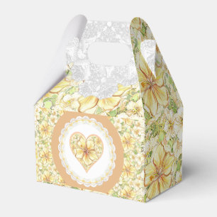 Ballotins Hibiscus & dentelle JAUNE