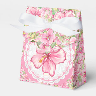 Ballotins Hibiscus & dentelle PINK