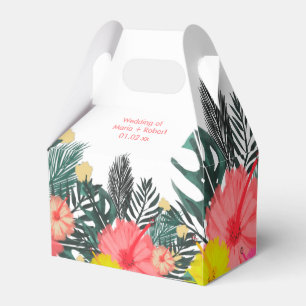 Ballotins Hibiscus Hawaii Tropical Main Tirée Bright Mariage
