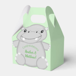 Ballotins Hippo Baby shower vert