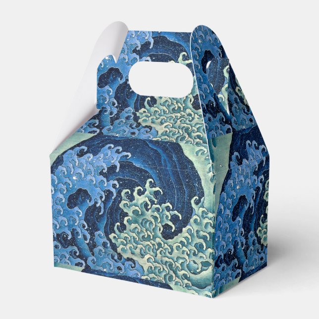 Ballotins Hokusai Vague féminine Océan Vintage (Verso)