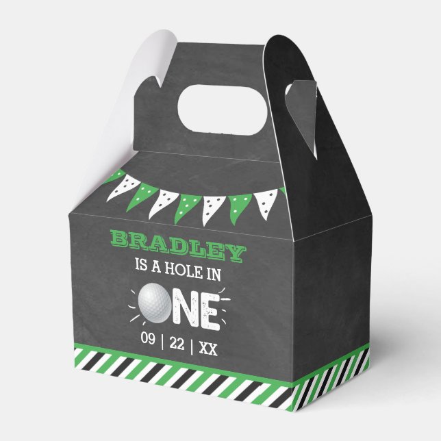 Ballotins Hole In One Boys Golf 1er Anniversaire Par tee (Verso)