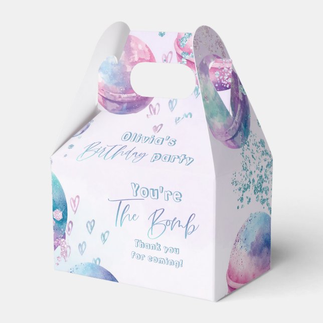 Ballotins Homme neutre Bath bombe artisanat anniversaire (Verso)