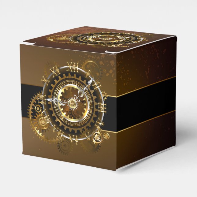 Ballotins Horloge Steampunk avec des engrenages anciens (Verso)