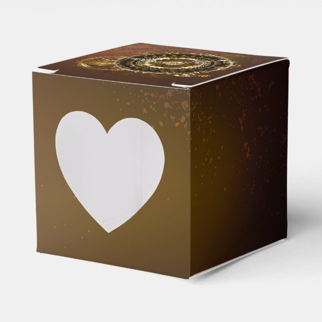 Ballotins Horloge Steampunk avec des engrenages anciens (Verso)