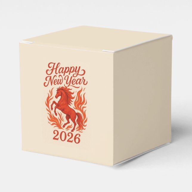 Ballotins Horoscope chinois 2026 Cheval de feu rouge (Verso)