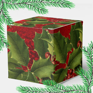Ballotins Huile rouge de luxe, Holly vert, Ballotin de baies