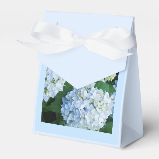 Ballotins Hydrangeas boîte de préférence de mariage (Verso)