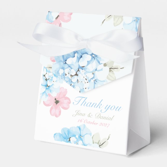 Ballotins Hydrangeas Fleur Pastel (Verso)