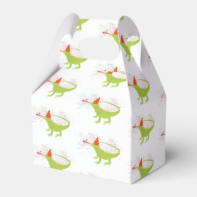 Ballotins Iguana Lizard Fête Animaux ayant une fête (Verso)