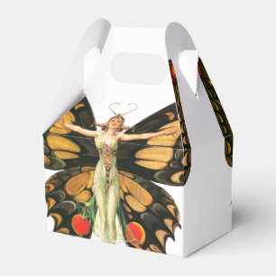 Ballotins Illustration de femme de Leyendecker papillon Flap
