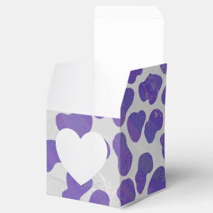 Ballotins Impression dalmate violet et blanche