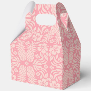 Ballotins Impression de ananas rose tropical