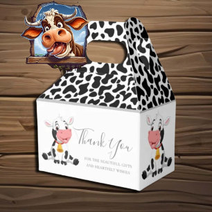 Ballotins impression de vache noir et blanc Ballotin