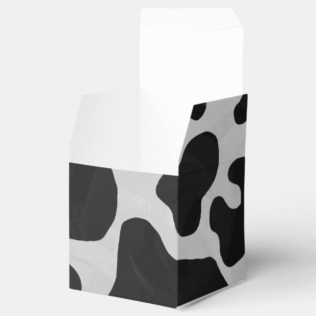 Ballotins Impression noire et blanche de vache (Ouvert)
