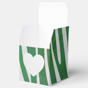 Ballotins Impression verte et blanche Zebra