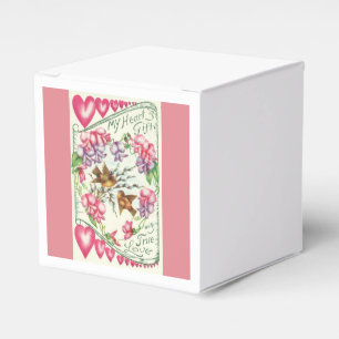Ballotins Inséparables Vintage Valentine's Day Treat Box