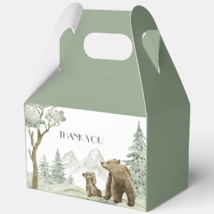 Ballotins Invitation de la forêt d'aquarelle de la mère et d