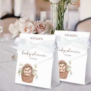 Ballotins Invité à une Baby Shower pour un Petit Hérisson Mi