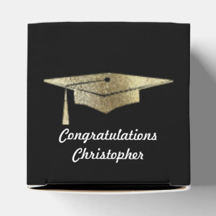 Ballotins Invité de partie de diplômé de casquette d'or