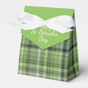 Ballotins Irlandais Green Plaid Motif Bonne St Patrick`s Day