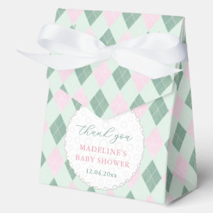 Ballotins Jacquard vert mignon Imprimer Baby shower de golf