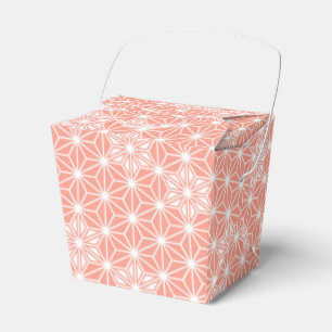 Ballotins Japonais Asanoha motif - corail rose