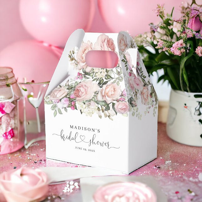 Ballotins Jardin de roses d'été Fête florale de mariage (Favor box available in 3 sizes!)