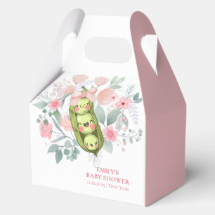 Ballotins Jardin Floral Rose Pois Doux Dans Baby shower Pod