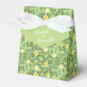 Ballotins Jaune clair et vert pâle Rose Mariage floral