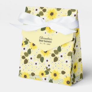 Ballotins Jaune Floral Tournesol   Baby Shower