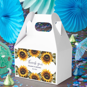 Ballotins Jaune tournesol élégant mariage