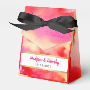 Ballotins JE SUIS RED WATERCOLOR Mariage cadeau Ballotin Tak