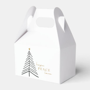 Ballotins J'espère l'amour pour la paix. Ballotin de Noël