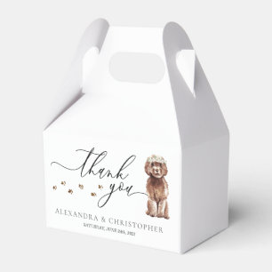 Ballotins Jeune Cavapoo marron Calligraphie de mariage Remer