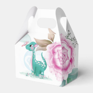 Ballotins Joli Baby shower de papillon Dinosaure rose Turquo