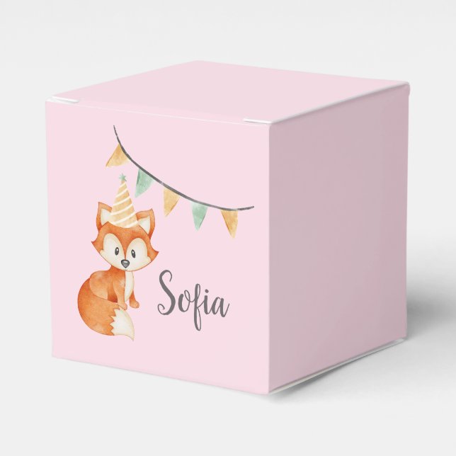 Ballotins Joli Casquette de la fête Woodland Fox Anniversair (Verso)