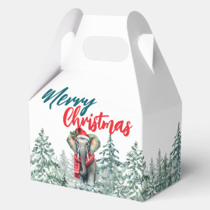 Ballotins Joli éléphant Père Noël sauvage arbre de Noël Joye