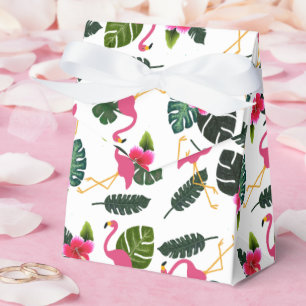 Ballotins Joli Flamant rose rose et fleurs pour vous