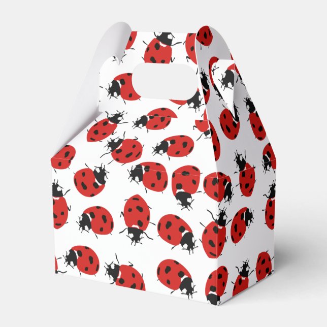 Ballotins Joli Motif rouge et noir Ladybug (Verso)