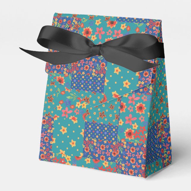 Ballotins Joli Nostalgique Faux Patchwork Tent Ballotin (Verso)