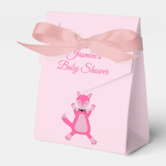 Ballotins Joli rose bébé fille Fox Baby shower personnalisé