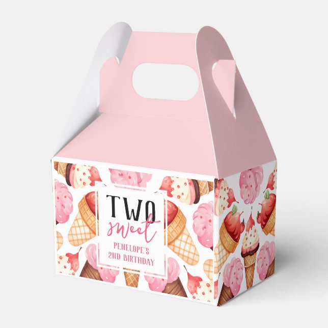 Ballotins Joli rose deux doux 2e Merci d'anniversaire (Verso)