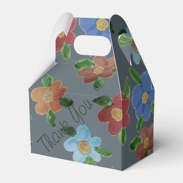 Ballotins Jolie Boîte De Fleurs (Verso)