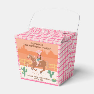 Ballotins Jolie Cowgirl et cheval fête d'anniversaire