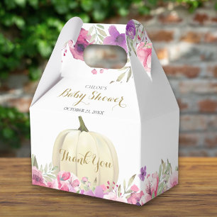 Ballotins Jolie Fleur de Citrouille Remerciement Baby Shower